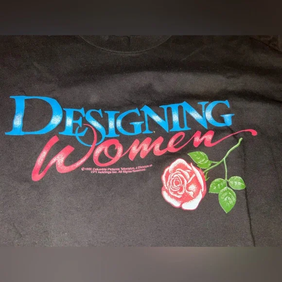 Vintage Designing Women 80’s Promo Shirt XL Stedman TV Show Promo Shirt 1988